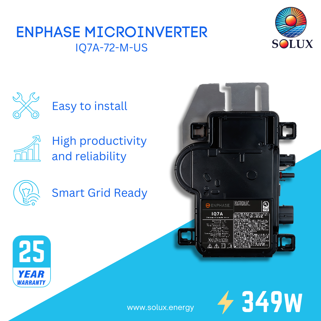 This is an image of Enphase IQ7A Microinverters (IQ7A-72-M-US)
